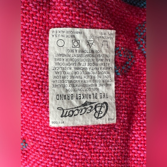 RARE Vtg 90s Disney Winnie the Pooh Woven Throw Tapestry Blanket USA 42x64”. - Picture 3 of 7